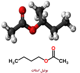 ساختار سه بعدی بوتیل استات